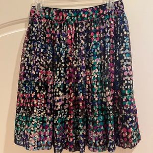 Kate Spade multicolor sparkle skirt size 4